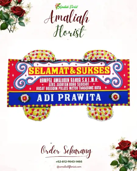 Papan Bunga Ucapan Selamat Kelayan Dalam